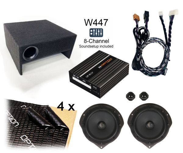 Mercedes Benz V-Klasse / Vito 447 | Premium Soundupgrade für Fahrzeuge ohne Werks-Soundsystem