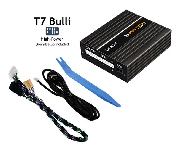Volkswagen T7 Soundupgrade-Set | 8-Kanal DSP-Verstärker | Plug&Play-Aktiv-Kabelsatz