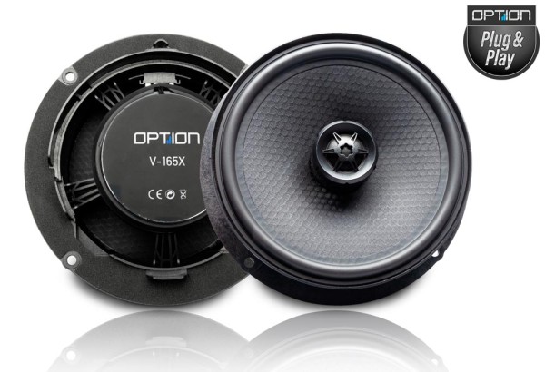 OPTION V-165X | VW, Skoda, Seat Koaxial Lautsprechersystem